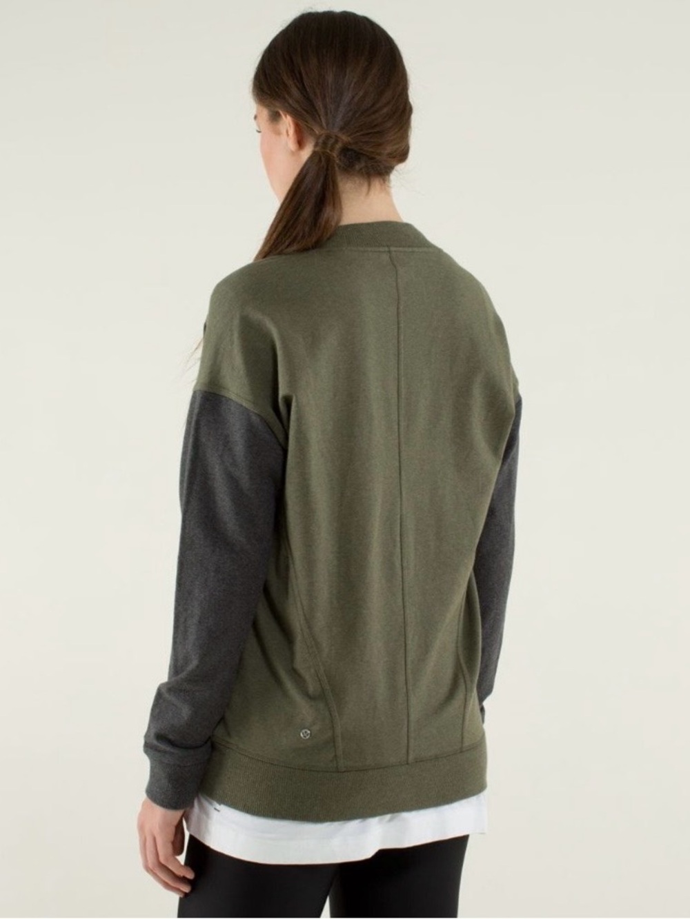 Lululemon Mula Bundle Wrap - Heathered Fatigue Green Gray Size 6 - Picture 2 of 15